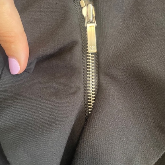 Anne Klein Black Blazer with Ruffles, Size 8 - Picture 3 of 6